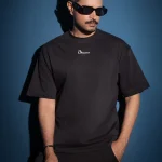 Men's Premium Drop Shoulder Oversized T-Shirt | 220 GSM 100% Cotton | Black