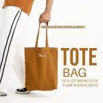 AWSOMUS Unisex Tote Bag | Stylish & Versatile Carryall | Brown