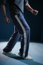 Mens AWSOMUS Baggy/Track Pants Blue Ash Color - Image 2