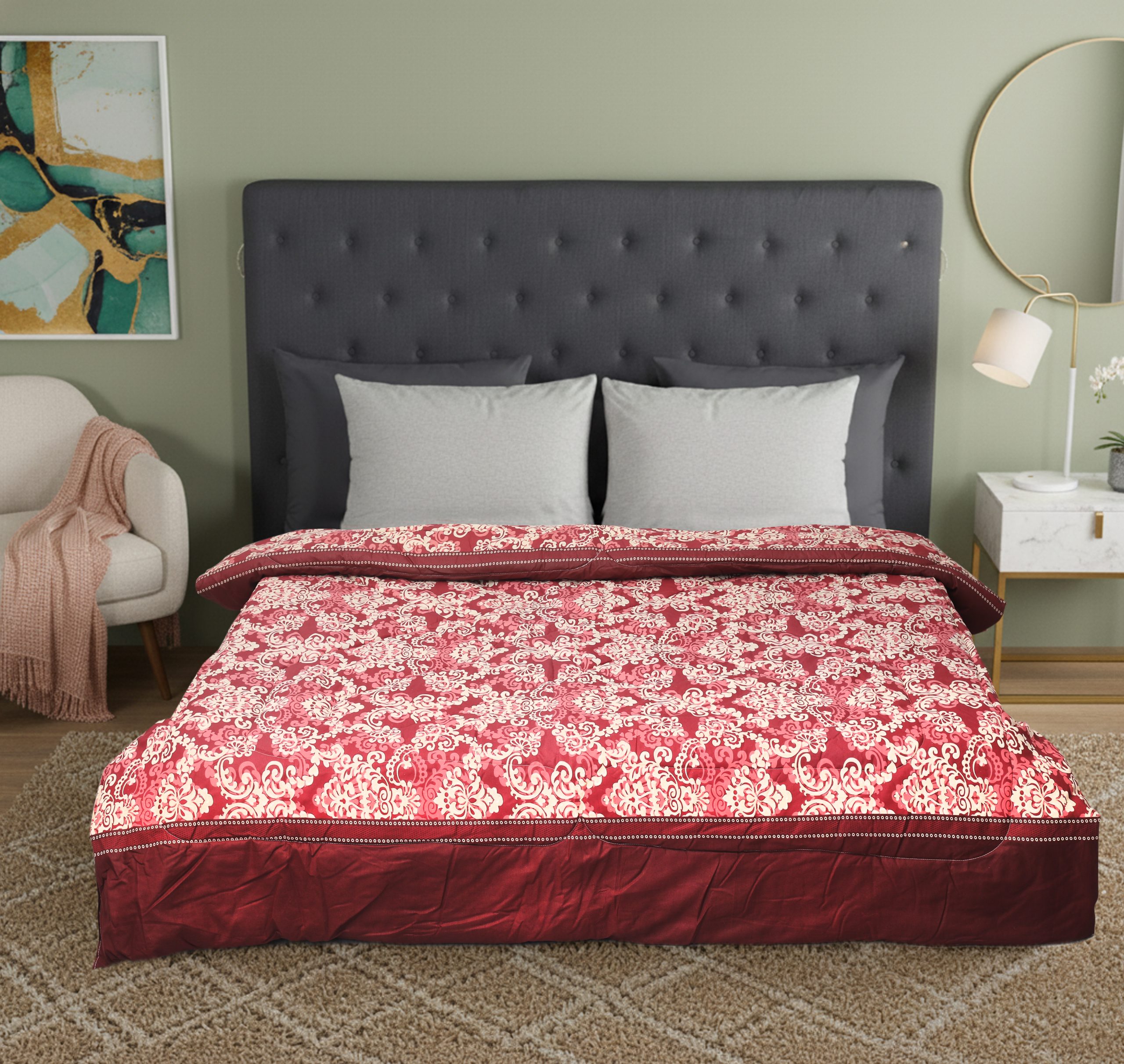 King Size Winter Comforter – Lightweight, Cozy & Feather-Soft (86" x 84")